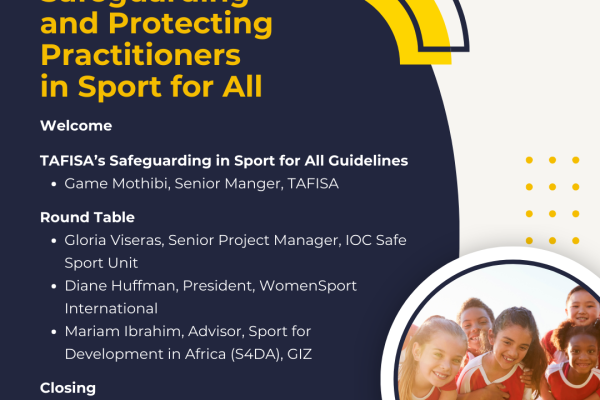 Register Now: Webinar on Safeguarding and Protecting Practitioners in Sport for All